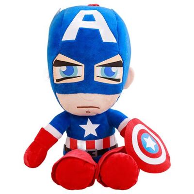 Non communiqué Peluche Captain America 25 cm - Bleu Bleu - Publicité Non communiqué Peluche Captain America 25 cm - Bleu Bleu - Publicité
