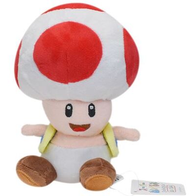 Non communiqué Peluche Super Mario Toad 17 cm - Rouge Rouge - Publicité Non communiqué Peluche Super Mario Toad 17 cm - Rouge Rouge - Publicité