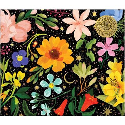 Galison PUZZLE - 1000 PIECE: INTERGALACTIC FLORA FOIL PUZZLE - Publicité Galison PUZZLE - 1000 PIECE: INTERGALACTIC FLORA FOIL PUZZLE - Publicité