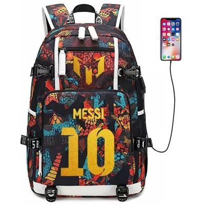 Non communiqué Sac à Dos Messi pour Garçon et Filles (SD2233) 30*15*47 cm Multicolore - Publicité Non communiqué Sac à Dos Messi pour Garçon et Filles (SD2233) 30*15*47 cm Multicolore - Publicité