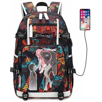 Non communiqué Sac à Dos DARLING in the FRANXX pour Garçon et Filles (SD2260) 30*15*47 cm Multicolore - Publicité Non communiqué Sac à Dos DARLING in the FRANXX pour Garçon et Filles (SD2260) 30*15*47 cm Multicolore - Publicité
