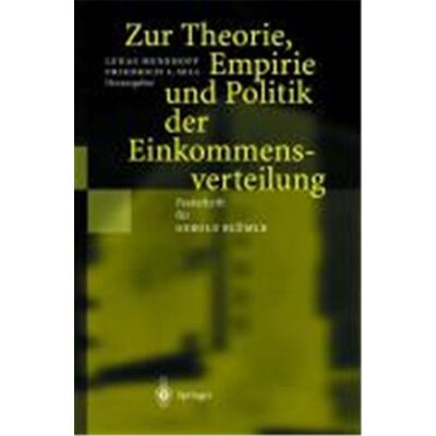 Springer Zur Theorie, Empirie Und Politik Der Einkommensverteilung - Publicité Springer Zur Theorie, Empirie Und Politik Der Einkommensverteilung - Publicité