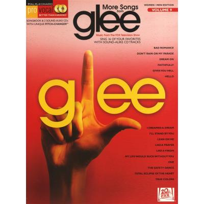 Hal Leonard Pro Vocal For Women And Men Singers Volume 09 More Songs From Glee + Cd - Publicité Hal Leonard Pro Vocal For Women And Men Singers Volume 09 More Songs From Glee + Cd - Publicité