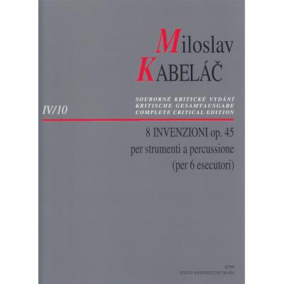 Partitions classique BARENREITER KABELAC MILOSLAV - 8 INVENZIONI OP.45 PER STRUMENTI A PERCUSSIONE (PER 6 ESECUTORI) Percussion - Publicité Partitions classique BARENREITER KABELAC MILOSLAV - 8 INVENZIONI OP.45 PER STRUMENTI A PERCUSSIONE (PER 6 ESECUTORI) Percussion - Publicité