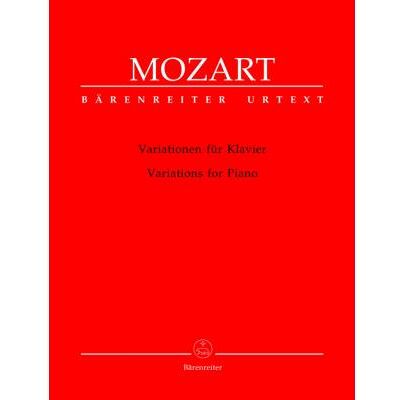 Partitions classique BARENREITER MOZART W. A. - VARIATIONEN FÜR KLAVIER Piano - Publicité Partitions classique BARENREITER MOZART W. A. - VARIATIONEN FÜR KLAVIER Piano - Publicité