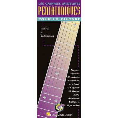 Hal Leonard Les Gammes Pentatoniques Mineures Pour La Guitare - Publicité Hal Leonard Les Gammes Pentatoniques Mineures Pour La Guitare - Publicité