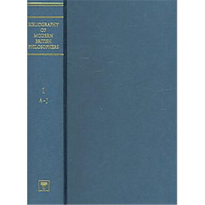 Thoemmes Pr Bibliography Of Modern British Philosophy - Publicité Thoemmes Pr Bibliography Of Modern British Philosophy - Publicité