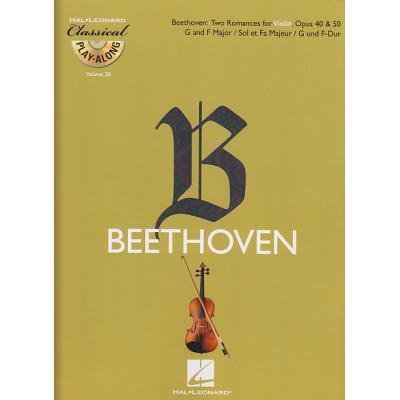 Partitions classique HAL LEONARD BEETHOVEN L. VAN - DEUX ROMANCES POUR VIOLON OP.40 ET 50 + CD - VIOLON Violon - Publicité Partitions classique HAL LEONARD BEETHOVEN L. VAN - DEUX ROMANCES POUR VIOLON OP.40 ET 50 + CD - VIOLON Violon - Publicité