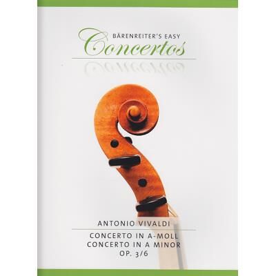 Partitions classique BARENREITER VIVALDI ANTONIO - CONCERTO IN A-MOLL OP.3/6 Violon - Publicité Partitions classique BARENREITER VIVALDI ANTONIO - CONCERTO IN A-MOLL OP.3/6 Violon - Publicité