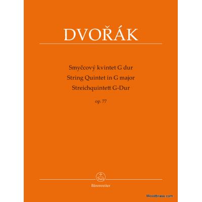 Partitions classique BARENREITER DVORAK A. - STRING QUINTET IN G MAJOR OP.77 - PARTIES Musique de chambre - Publicité Partitions classique BARENREITER DVORAK A. - STRING QUINTET IN G MAJOR OP.77 - PARTIES Musique de chambre - Publicité