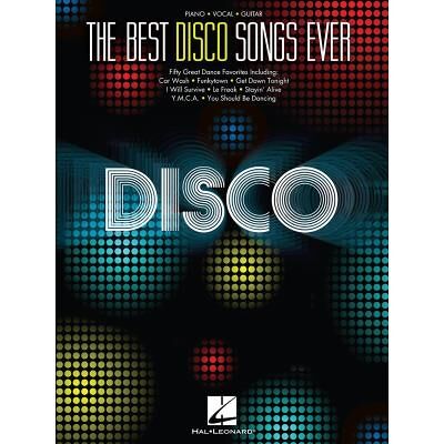 Hal Leonard The Best Disco Songs Ever P/V/G - Publicité Hal Leonard The Best Disco Songs Ever P/V/G - Publicité