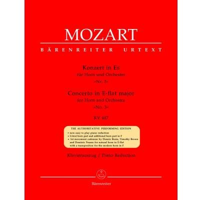 Partitions classique BARENREITER MOZART W.A. - CONCERTO N°3 EN MIB MAJEUR KV 447 POUR COR ET ORCHESTRE - COR, PIANO Cor - Publicité Partitions classique BARENREITER MOZART W.A. - CONCERTO N°3 EN MIB MAJEUR KV 447 POUR COR ET ORCHESTRE - COR, PIANO Cor - Publicité