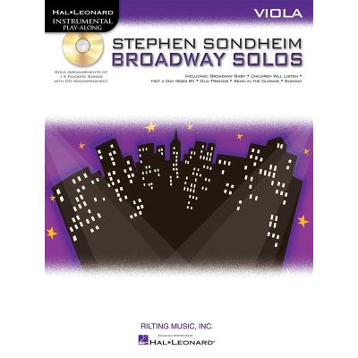 Partitions variété, pop, rock... HAL LEONARD INSTRUMENTAL PLAY ALONG - SONDHEIM STEPHEN - BROADWAY SOLOS + CD - VIOLA Musique films - comédies musical - Publicité Partitions variété, pop, rock... HAL LEONARD INSTRUMENTAL PLAY ALONG - SONDHEIM STEPHEN - BROADWAY SOLOS + CD - VIOLA Musique films - comédies musical - Publicité