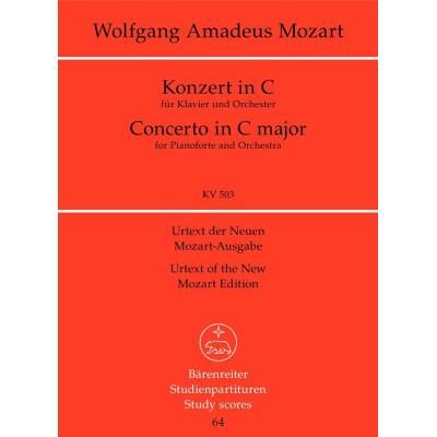 Partitions classique BARENREITER TASCHENPARTITUREN MOZART W.A. - KLAVIERKONZERT C-DUR KV 503 - CONDUCTEUR POCHE Format poche - Publicité Partitions classique BARENREITER TASCHENPARTITUREN MOZART W.A. - KLAVIERKONZERT C-DUR KV 503 - CONDUCTEUR POCHE Format poche - Publicité