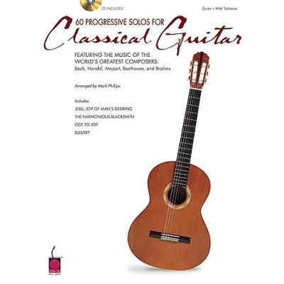 HAL LEONARD CLASSIC.GUIT. TAB 60 SOLOS+CD - Publicité HAL LEONARD CLASSIC.GUIT. TAB 60 SOLOS+CD - Publicité
