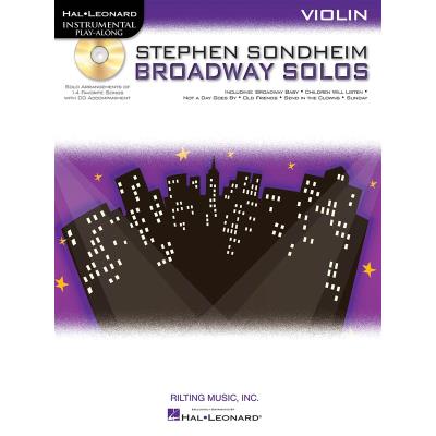 Partitions variété, pop, rock... HAL LEONARD INSTRUMENTAL PLAY ALONG - SONDHEIM STEPHEN - BROADWAY SOLOS + CD - VIOLIN Musique films - comédies musical - Publicité Partitions variété, pop, rock... HAL LEONARD INSTRUMENTAL PLAY ALONG - SONDHEIM STEPHEN - BROADWAY SOLOS + CD - VIOLIN Musique films - comédies musical - Publicité