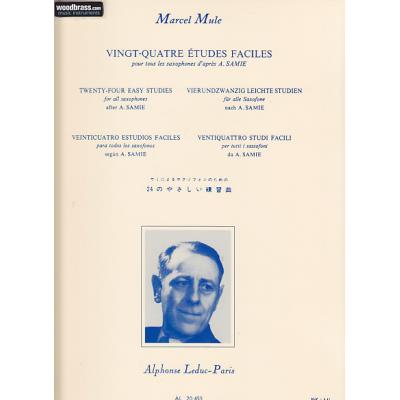 Divers Méthodes et pédagogie LEDUC MULE M. - 24 ETUDES FACILES D'APRES SAMIE - SAXOPHONE Saxophone - Publicité Divers Méthodes et pédagogie LEDUC MULE M. - 24 ETUDES FACILES D'APRES SAMIE - SAXOPHONE Saxophone - Publicité