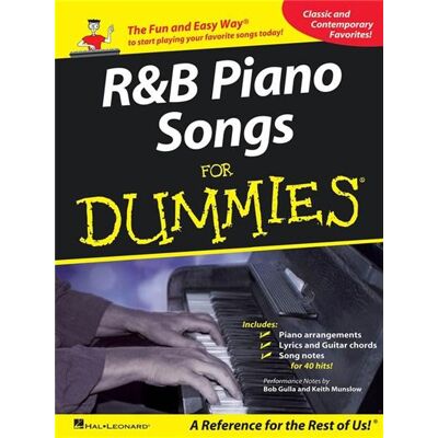 Hal Leonard R&B Piano Songs For Dummies 40 Songs - Publicité Hal Leonard R&B Piano Songs For Dummies 40 Songs - Publicité