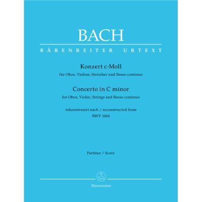 Partitions classique BARENREITER BACH J.S. - CONCERTO EN DO MINEUR POUR HAUTBOIS, VIOLON, CORDES ET BASSE CONTINUE BWV 1060 Grand format - Publicité Partitions classique BARENREITER BACH J.S. - CONCERTO EN DO MINEUR POUR HAUTBOIS, VIOLON, CORDES ET BASSE CONTINUE BWV 1060 Grand format - Publicité