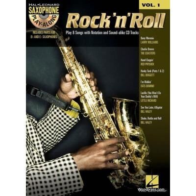 Hal Leonard Saxophone Play-Along Volume 1 Rock 'N' Roll + Cd - Publicité Hal Leonard Saxophone Play-Along Volume 1 Rock 'N' Roll + Cd - Publicité