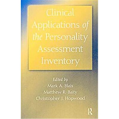 Routledge Clinical Applications of the Personality Assessment Inventory - Publicité Routledge Clinical Applications of the Personality Assessment Inventory - Publicité