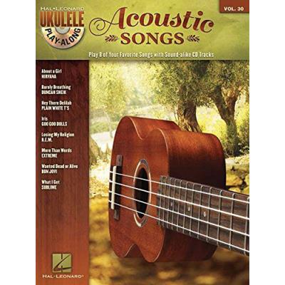 Hal Leonard Ukulele Play-Along Volume 30 Acoustic Songs + Cd - Publicité Hal Leonard Ukulele Play-Along Volume 30 Acoustic Songs + Cd - Publicité