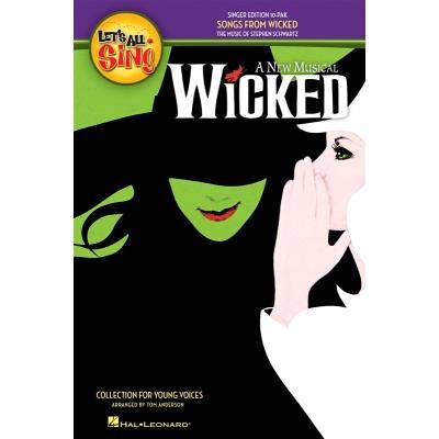 Partitions variété, pop, rock... HAL LEONARD LET'S ALL SING SONGS FROM WICKED COLLECTION FOR YOUNG VOICES - VOICE Musique films - comédies musical - Publicité Partitions variété, pop, rock... HAL LEONARD LET'S ALL SING SONGS FROM WICKED COLLECTION FOR YOUNG VOICES - VOICE Musique films - comédies musical - Publicité