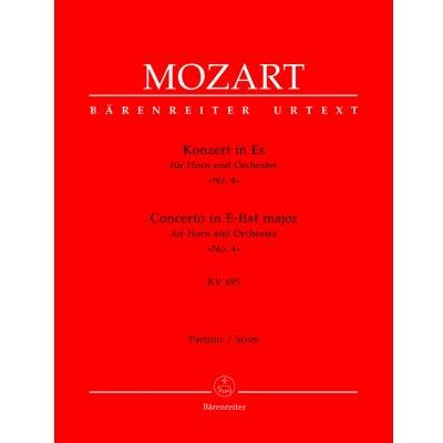 Partitions classique BARENREITER MOZART W.A. - CONCERTO N°4 EN MIB MAJEUR KV 495 POUR COR ET ORCHESTRE - CONDUCTEUR Grand format - Publicité Partitions classique BARENREITER MOZART W.A. - CONCERTO N°4 EN MIB MAJEUR KV 495 POUR COR ET ORCHESTRE - CONDUCTEUR Grand format - Publicité