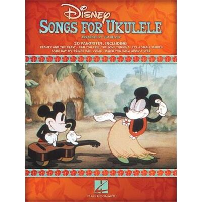 Hal Leonard Disney Songs For Ukulele - Publicité Hal Leonard Disney Songs For Ukulele - Publicité
