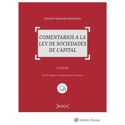 Bosch Comentarios A La Ley De Sociedades De Capital - Publicité Bosch Comentarios A La Ley De Sociedades De Capital - Publicité