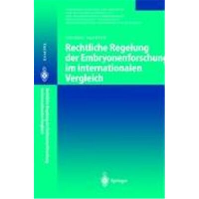 Springer Rechtliche Regelung Der Embryonenforschung Im Internationalen Vergleich - Publicité Springer Rechtliche Regelung Der Embryonenforschung Im Internationalen Vergleich - Publicité