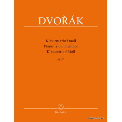 Partitions classique BARENREITER DVORAK A. - PIANO TRIO IN F MINOR OP.65 Musique de chambre - Publicité Partitions classique BARENREITER DVORAK A. - PIANO TRIO IN F MINOR OP.65 Musique de chambre - Publicité