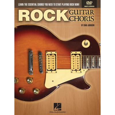 Hal Leonard Rock Guitar Chords By Chad Johnson + Dvd - Publicité Hal Leonard Rock Guitar Chords By Chad Johnson + Dvd - Publicité