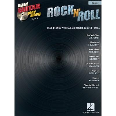 Hal Leonard Easy Guitar Play-Along Vol.004 Rock 'N' Roll Tab + Cd - Publicité Hal Leonard Easy Guitar Play-Along Vol.004 Rock 'N' Roll Tab + Cd - Publicité