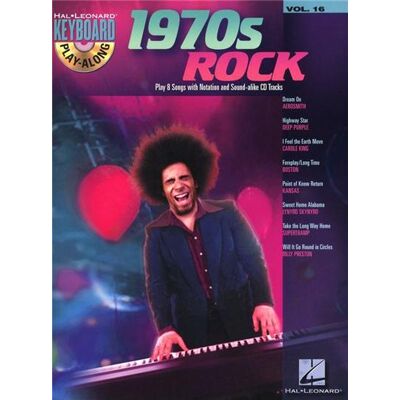 Hal Leonard Keyboard Play-Along Vol.16 1970S Rock + Cd - Publicité Hal Leonard Keyboard Play-Along Vol.16 1970S Rock + Cd - Publicité