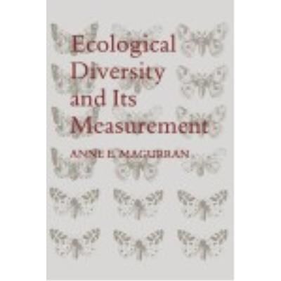 Springer Ecological Diversity And Its Measurement - Magurran, Anne E. Publicité Springer Ecological Diversity And Its Measurement - Magurran, Anne E. Publicité