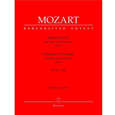 Partitions classique BARENREITER MOZART W.A. - CONCERTO N°1 EN RE MAJEUR POUR COR ET ORCHESTRE KV 412 + 514 - CONDUCTEUR Grand format - Publicité Partitions classique BARENREITER MOZART W.A. - CONCERTO N°1 EN RE MAJEUR POUR COR ET ORCHESTRE KV 412 + 514 - CONDUCTEUR Grand format - Publicité