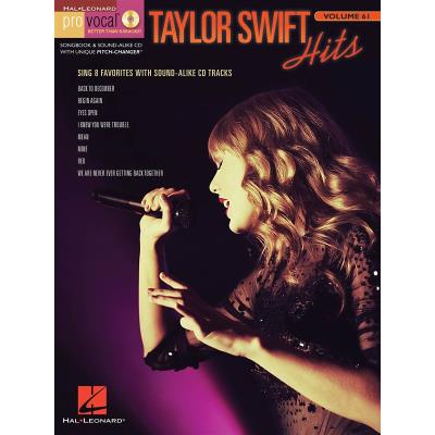 Hal Leonard Pro Vocal For Women Singers Volume 61: Swift Taylor + Cd - Publicité Hal Leonard Pro Vocal For Women Singers Volume 61: Swift Taylor + Cd - Publicité