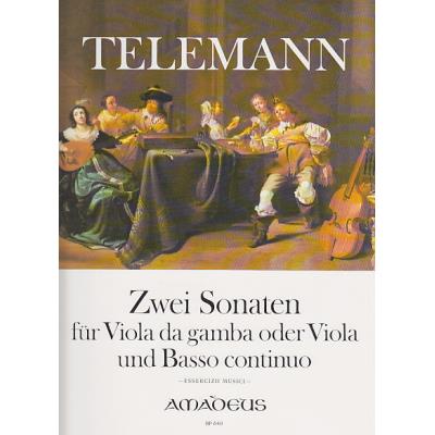Partitions classique AMADEUS TELEMANN G. P. - ZWEI SONATEN - VIOLE DE GAMBE ET BC Viole de gambe - Publicité Partitions classique AMADEUS TELEMANN G. P. - ZWEI SONATEN - VIOLE DE GAMBE ET BC Viole de gambe - Publicité