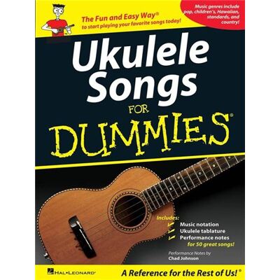 Hal Leonard Ukulele Songs For Dummies 50 Songs Ukulele Tab. Publicité Hal Leonard Ukulele Songs For Dummies 50 Songs Ukulele Tab. Publicité