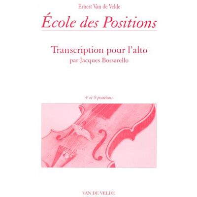 VAN DE VELDE ECOLE DES POSITIONS 4 ET5EME - Publicité VAN DE VELDE ECOLE DES POSITIONS 4 ET5EME - Publicité