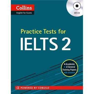 Collins Practice Tests For Ielts - Publicité Collins Practice Tests For Ielts - Publicité