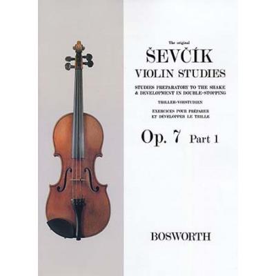 Méthodes et pédagogie BOSWORTH SEVCIK - ETUDES OP.7 PART 1 - VIOLON Violon - Publicité Méthodes et pédagogie BOSWORTH SEVCIK - ETUDES OP.7 PART 1 - VIOLON Violon - Publicité
