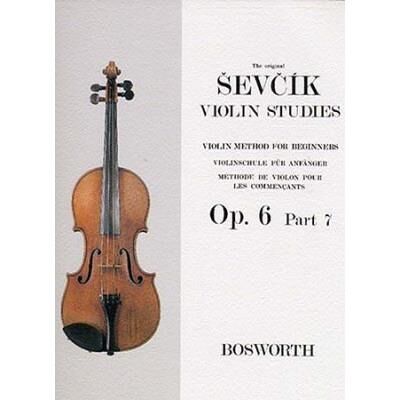 Méthodes et pédagogie BOSWORTH SEVCIK - VIOLIN STUDIES OP.6 PART.7 Violon - Publicité Méthodes et pédagogie BOSWORTH SEVCIK - VIOLIN STUDIES OP.6 PART.7 Violon - Publicité