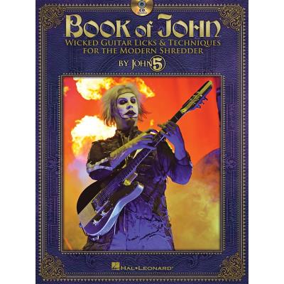 Hal Leonard John 5 Book Of John + Cd - Publicité Hal Leonard John 5 Book Of John + Cd - Publicité
