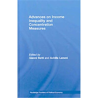Routledge Advances on Income Inequality and Concentration Measures - Publicité Routledge Advances on Income Inequality and Concentration Measures - Publicité