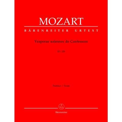 Partitions classique BARENREITER MOZART W.A. - VESPERAE SOLENNES DE CONFESSORE KV 339 - CONDUCTEUR Grand format - Publicité Partitions classique BARENREITER MOZART W.A. - VESPERAE SOLENNES DE CONFESSORE KV 339 - CONDUCTEUR Grand format - Publicité