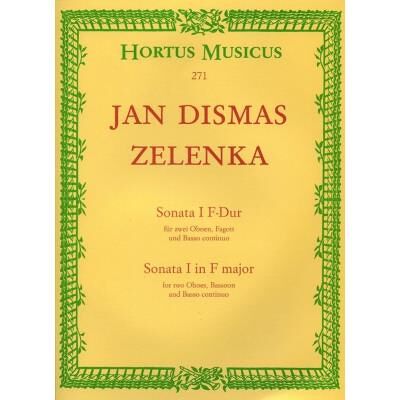 Partitions classique BARENREITER ZELENKA JAN DISMAS - SONATE I EN FA MAJEUR ZWV 181/1 - 2 HAUTBOIS, BASSON, BASSE CONTINUE Musique de chambre - Publicité Partitions classique BARENREITER ZELENKA JAN DISMAS - SONATE I EN FA MAJEUR ZWV 181/1 - 2 HAUTBOIS, BASSON, BASSE CONTINUE Musique de chambre - Publicité