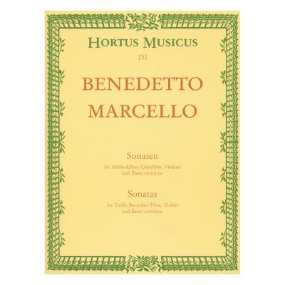 Barenreiter Partitions classique Hortus Musicus MARCELLO B. - SONATEN FÜR ALTBLOCKFLÖTE UND BC - VOL. 1 Flûte à bec - Publicité Barenreiter Partitions classique Hortus Musicus MARCELLO B. - SONATEN FÜR ALTBLOCKFLÖTE UND BC - VOL. 1 Flûte à bec - Publicité