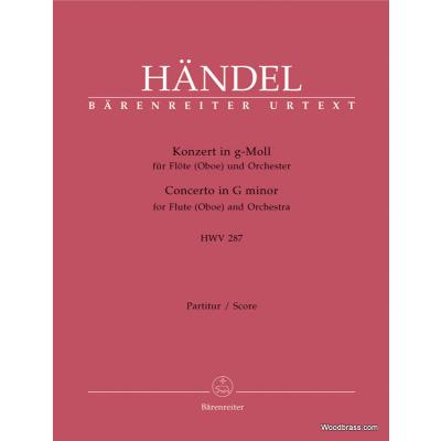 Partitions classique BARENREITER HÄNDEL G.F. - KONZERT G-MOLL HWV 287 - CONDUCTEUR Grand format - Publicité Partitions classique BARENREITER HÄNDEL G.F. - KONZERT G-MOLL HWV 287 - CONDUCTEUR Grand format - Publicité